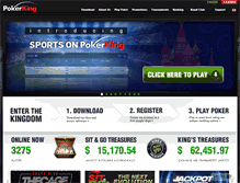 Tablet Screenshot of pokerking.com