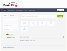 Tablet Screenshot of kayako.pokerking.com